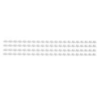 SELECT PLASTIC COMBS A4 8MM WHITE (100)