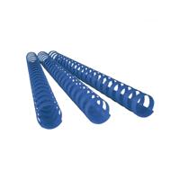 PLASTIC BINDING COMBS A4 8MM BLU (100)