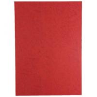 LEATHERGRAIN REPORT COVERS A4 RED (100)