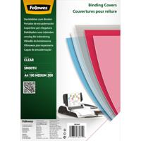 FELLOWES PET BINDING CVR A4 200MIC (100)