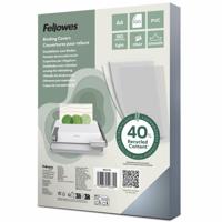 FELLOWES BINDING CVR A4 180MIC CLR (100)