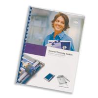 GBC BINDING CVR A4 CLR/WHT (25) CR140070