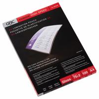 GBC HI-SPEED LAMG PCH A4 2X75MIC (100)