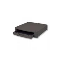 MONITOR STAND WITH DRAWER UNIT BLACK