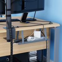 D-LINE DESK CABLE ORGANISER KIT BLK DCK