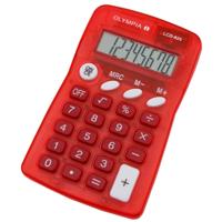 POCKET CALCULATOR 8 DIGIT RED 4671