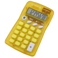 POCKET CALCULATOR 8 DIGIT YELLOW 4672