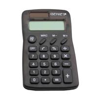 POCKET CALCULATOR 8 DIGIT BLACK 12592