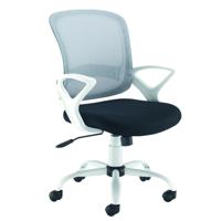 TYLER MESH BACK OP CHAIR WHITE/BLACK