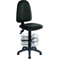 TEKNIK OFFICE ERGO TWIN PU DRAFTER CHR