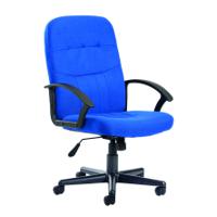 CAVALIER FABRIC MANAGERS CHAIR BLU