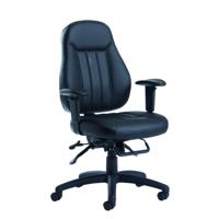 ZEUS MEDIUM BACK 24HR TASK CHAIR BLK