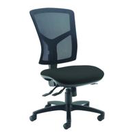 SENZA MESH OP CHAIR NO ARMS BLK