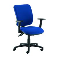 SENZA ASYNCHRO OPERATOR CHAIR ADJARM BLU