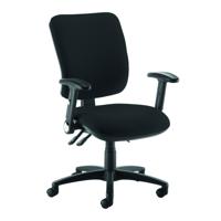 SENZA ASYNCHRO OPERATOR CHAIR FLDARM BLK
