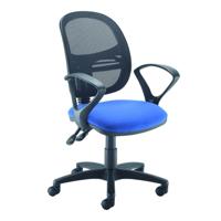 JOTA MESH MED BACK OP CHAIR FIX ARMS BLU