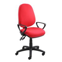 VANTAGE 101 FIX ARM OPERATOR CHAIR RED