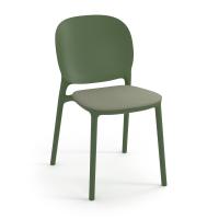 EVERLY MPPS CHAIR NO ARMS OLIVE GRN (2)