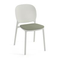EVERLY MPPS CHAIR NO ARMS WHITE (2)