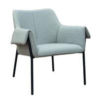 LIANA LOUNGE CHAIR BLK/LIGHT GREY