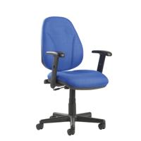BILBAO LUMBAR FABRIC OP CHR ADJ ARM BLU