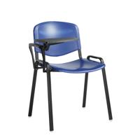 TAURUS STACKING ARM CHAIR +TAB BLU