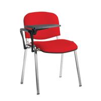 TAURUS STACKING ARM CHAIR +TAB CHM/RED