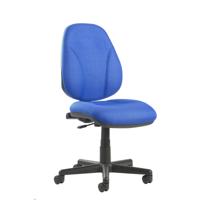 BILBAO LUMBAR FABRIC OP CHR NO ARM BLUE