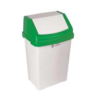 PLASTIC SWING BIN 50 LITRE GREEN