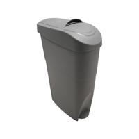 SANITARY WASTE PEDAL BIN 19LT GREY
