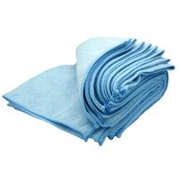 MICROFIBRE CLOTHS 400X400MM BLUE (10)