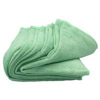 MICROFIBRE CLOTHS 400X400MM GREEN (10)