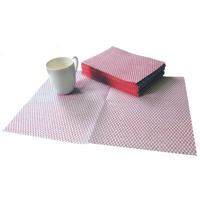 ALL PURP CLEANING CLOTH 300X380 RED (50)