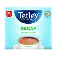 TETLEY DECAFFEINATED TEA BAGS (80)