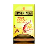 TWININGS LEMON & GINGER TEA (20)