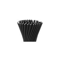 FULL SIZE STRAWS BLACK (500)