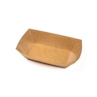 KRAFT FOOD TRAY MEDIUM 125X70X50MM (100)