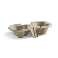 PAPER PULP CARRY TRAY 2 CUP (360)