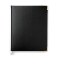 EXECUTIVE DIARY 2026 DAY-A-PAGE A4 BLACK
