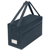 LEITZ FABRIC HOT DESK BAG LRG & LID GRY