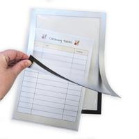 SELF ADHESIVE DISPLAY FRAME A4 SILVER