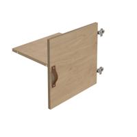 CUBE CUPBOARD DOOR & SHELF 1280X400 OAK