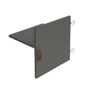 CUBE CUPBOARD DOOR & SHELF 1280X400 GRY