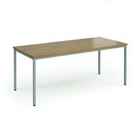 RECTANGULAR FLEXI TBL 1800X800 SLV/OAK