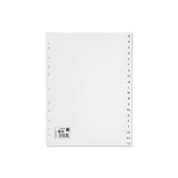 POLYPROPYLENE INDEX A4 A-Z WHITE
