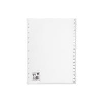 POLYPROPYLENE INDEX A4 1-20 WHITE