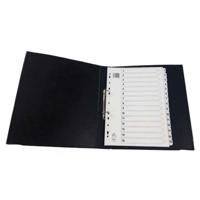 BOARD INDEX 1-12 NUMERIC A4 WHITE