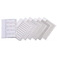 PVC INDEX 1-5 NUMERIC A4 WHT