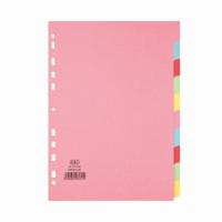 ELBA CARD DVDR 10PT A4 MCOL 400007246