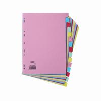 ELBA CARD DVDR 15PT A4 MCOL 400007437